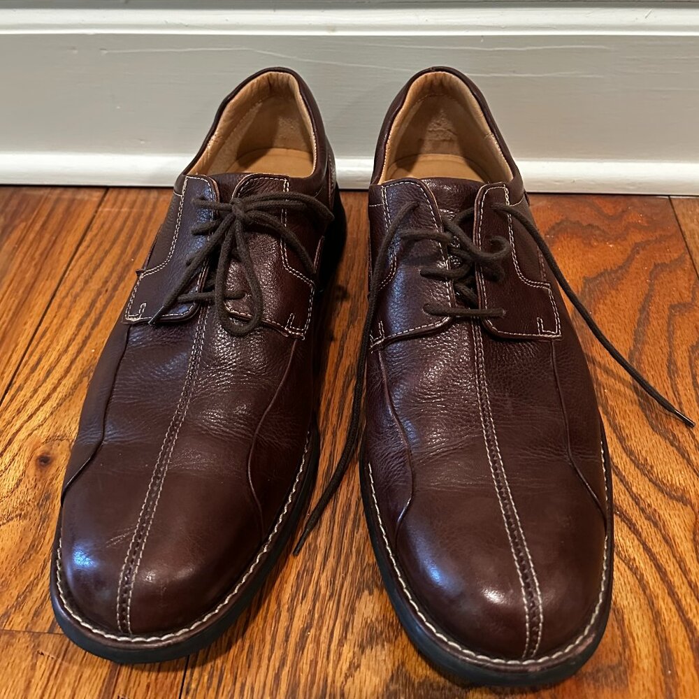 Johnston & Murphy Shuler Bicycle Leather Lace Up Oxford Shoe